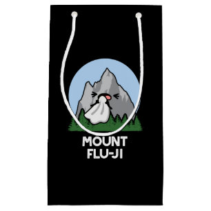 Mount Flu-ji Funny Mountain Pun Mörk BG