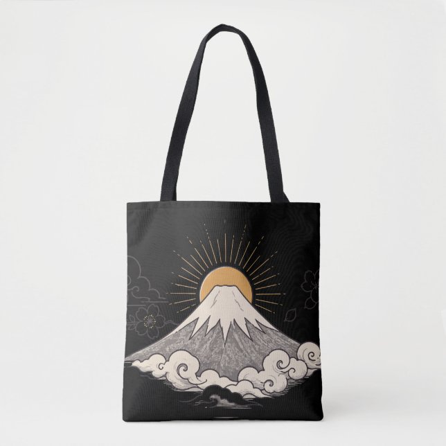 Mount Fuji / 富士山 Tygkasse (Framsida)