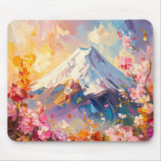 Mount Fuji – Abstract Japanese Art Mouse Pad Musmatta