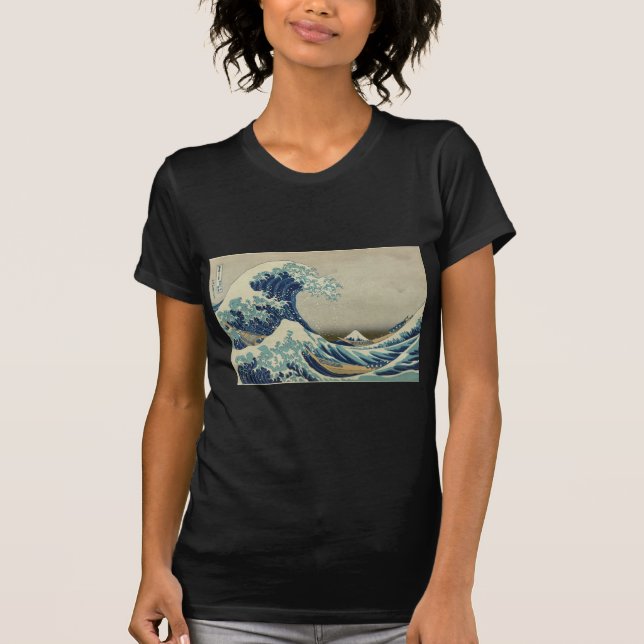 Mount Fuji beskådar 01 Tee Shirt (Framsida)
