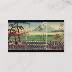 Mount Fuji circa 1860'saffärskort Visitkort