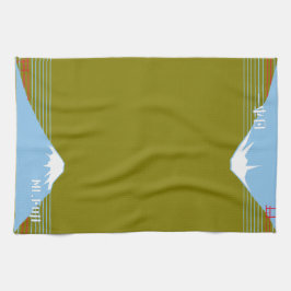 Mount Fuji Design Nippon1 キッチンタオル Kökshandduk