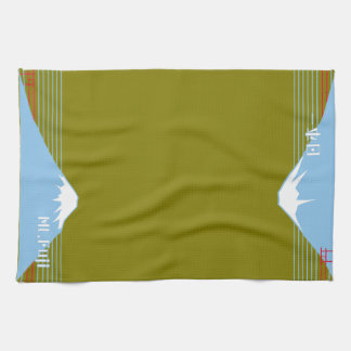 Mount Fuji Design Nippon1 キッチンタオル Kökshandduk