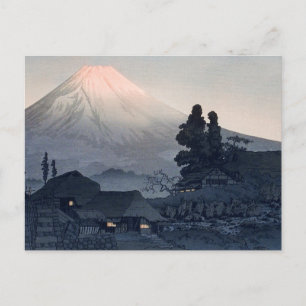 Mount Fuji från Mizukubo (1932) - Takahashi Vykort