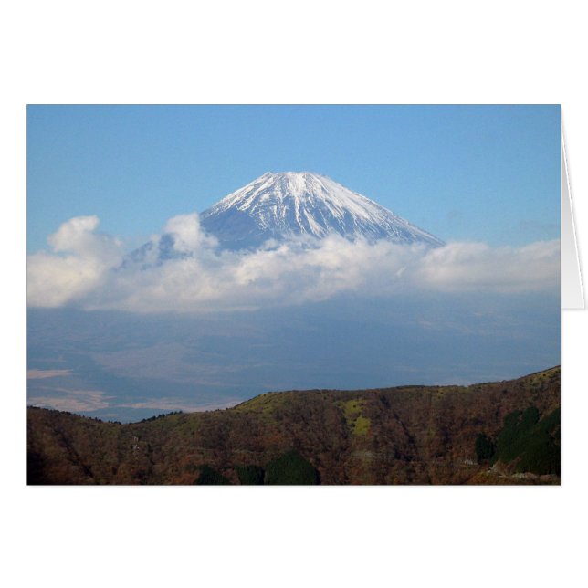 Mount Fuji Hälsningskort (Framsidan Horizontal)