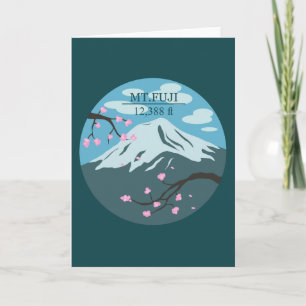 Mount Fuji höjd Kort