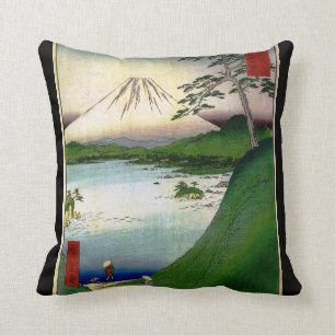 Mount Fuji i Japan circa 1800's Kudde