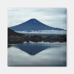 Mount Fuji Japan 2 flytta sig mycket långsamt Magnet