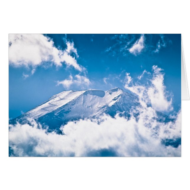 Mount Fuji, Japan Hälsningskort (Framsidan Horizontal)