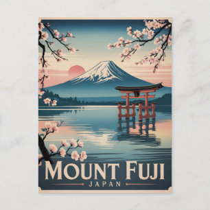 Mount Fuji Japan Helg Vykort