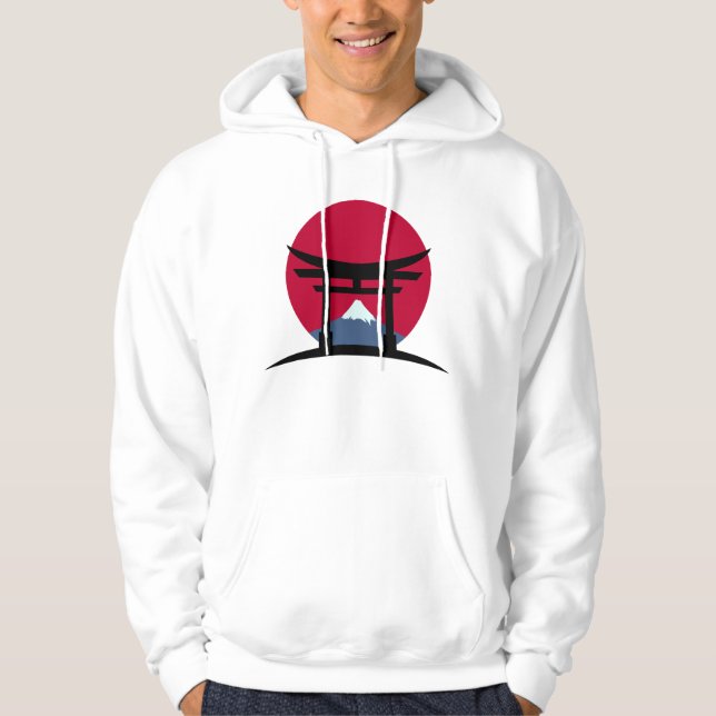 Mount Fuji - Japan  Hoodie (Framsida)