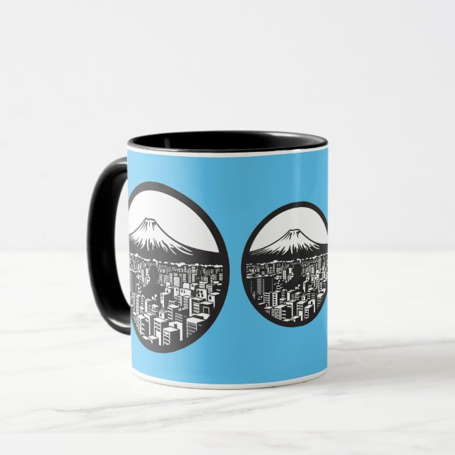 mount fuji,japan,mug mugg (Framsida vänster)