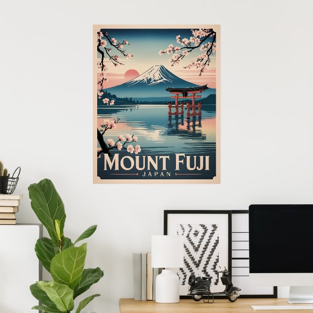 Mount Fuji Japan Poster (Hemmakontoret)