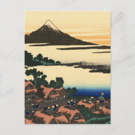 Mount Fuji Japan Solnedgång Vykort