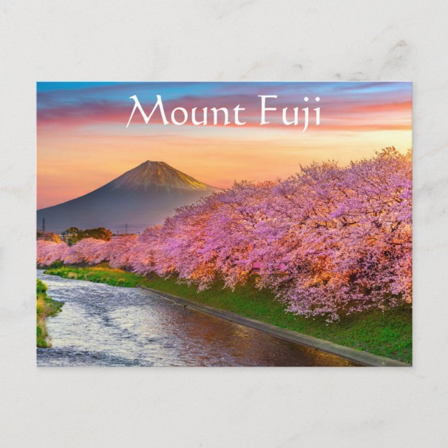 Mount Fuji Japan Vykort (Framsida)