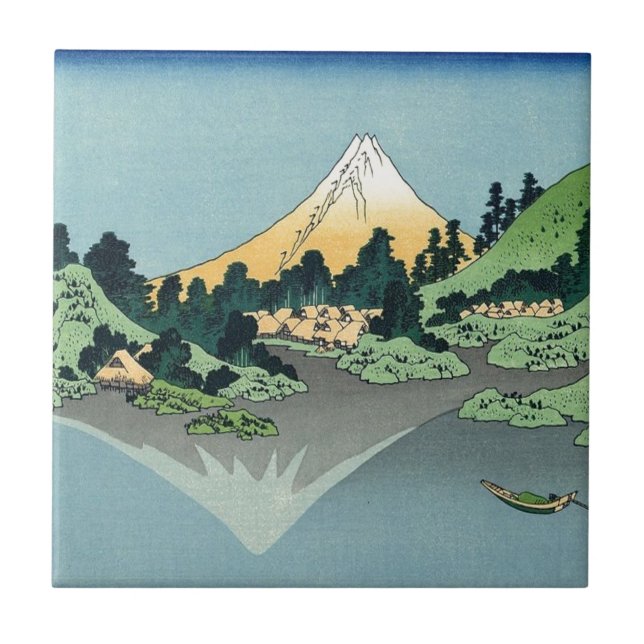 Mount Fuji Kakelplatta (Framsidan)