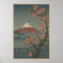 Mount Fuji på våren: Körsbärsblommens stillhet
