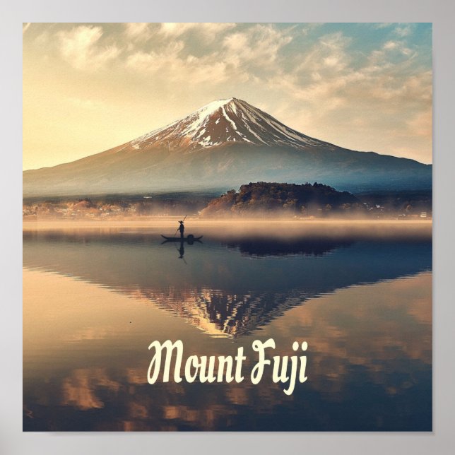 Mount Fuji Poster (Framsidan)