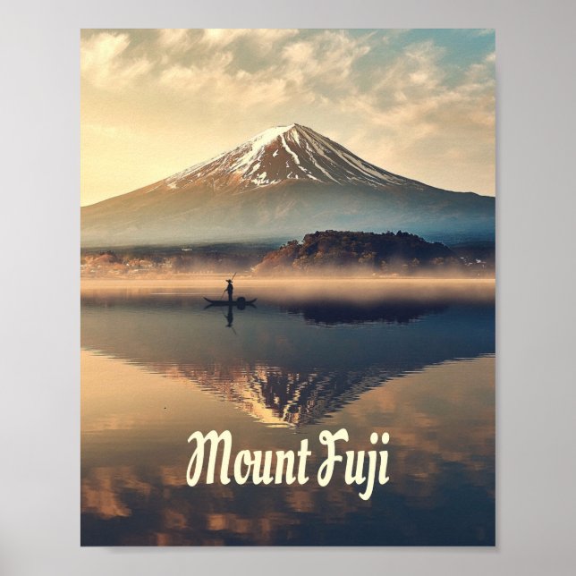 Mount Fuji Poster (Framsidan)