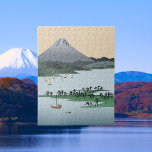 Mount Fuji Pussel<br><div class="desc">Min vektortolkning av 1858 års träblock skriver ut "Gräs Forest of Mio" av Hiroshige,  Bibliotek i kongressens offentliga domänsamlingar.</div>