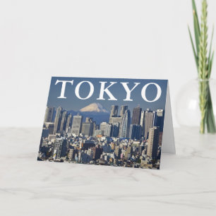 Mount Fuji Tokyo Japan Grattis på födelsedagen Kort