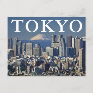 Mount Fuji Tokyo Japan Grattis på födelsedagen Vykort