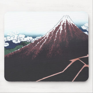 Mount Fuji Ukiyo-e vid Hokusai, japan Musmatta