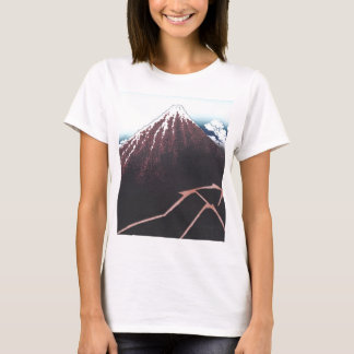 Mount Fuji Ukiyo-e vid Hokusai, japan Tee