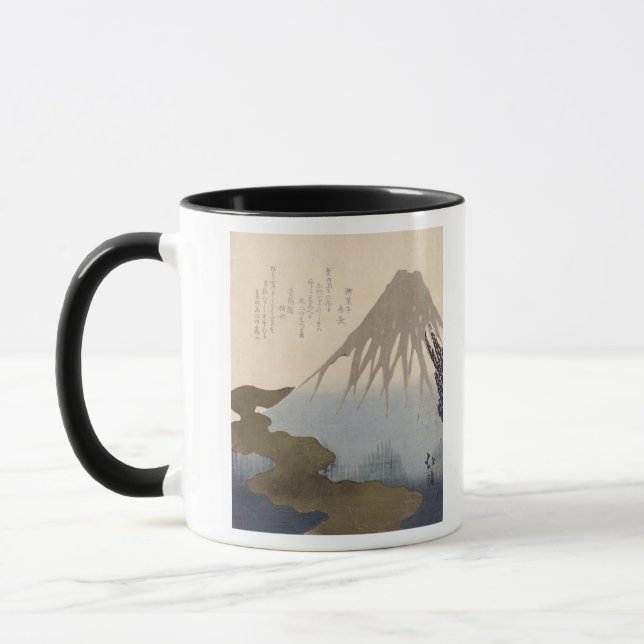 Mount Fuji under snön Mugg (Vänster)