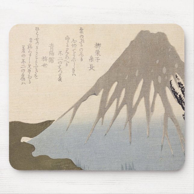 Mount Fuji under snön Musmatta (Framsidan)