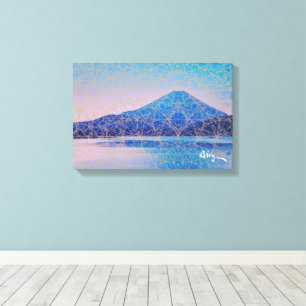 Mount Fuji V av Rofey Canvastryck