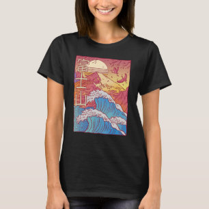 Mount Fujisan Kanagawa Historic Underbar Wave Japa T Shirt