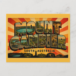Mount Gambier South Australia Vulkaniska Stad Vykort