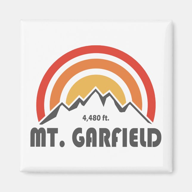 Mount Garfield New Hampshire Magnet (Framsidan)