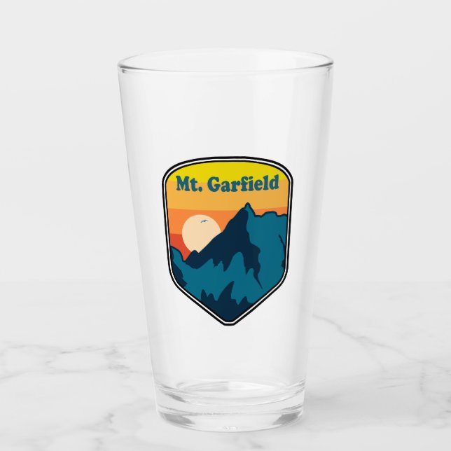 Mount Garfield New Hampshire Soluppgång Glaskopp (Framsida)