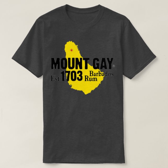 Mount Gay Barbados Rum T Shirt (Design framsida)