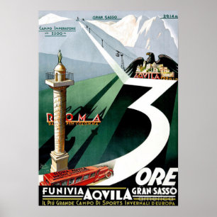 MOUNT GRAN SASSO POSTER
