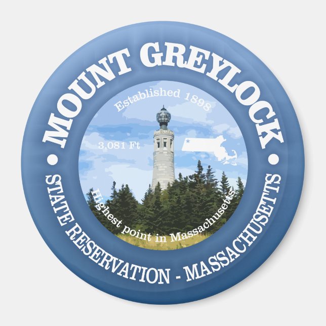 Mount Greylock SR Magnet (Framsidan)