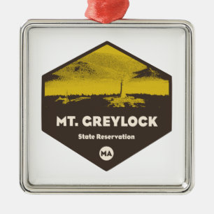 Mount Greylock State Reservation Massachusetts Julgransprydnad Metall