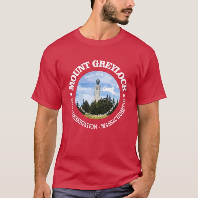 Mount Greylock State Reservation Överdimensionerad T Shirt (Framsida)