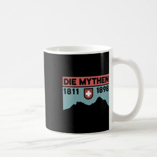 Mount Grosser Mythen Vandring Mountainbike Schweiz Kaffemugg