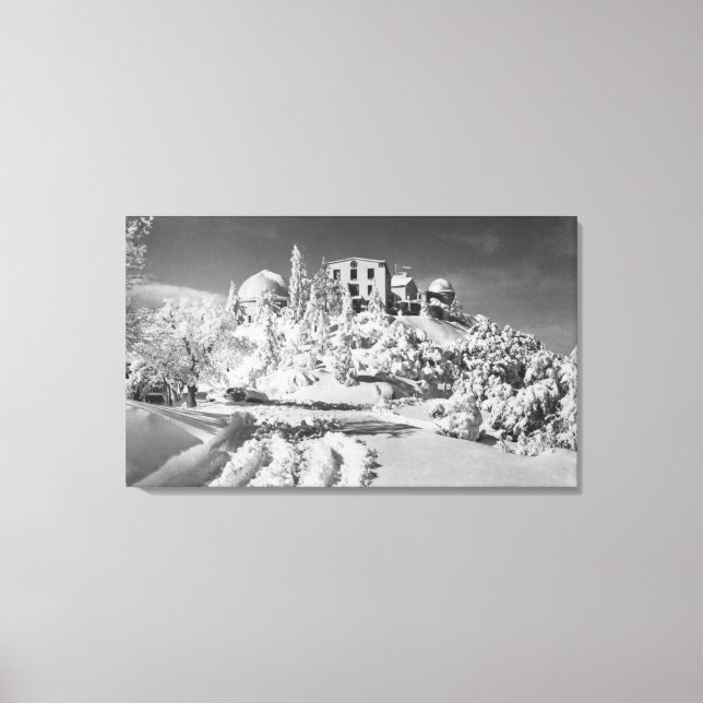 Mount Hamilton, California Slicka Observatory Canvastryck (Framsida)