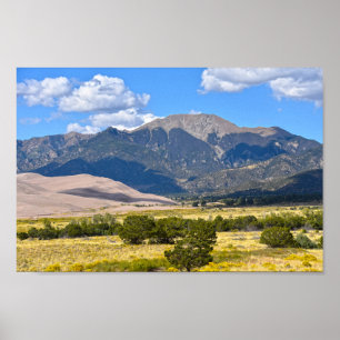 Mount Herard, Underbara nationalparken Sand Dunes, Poster