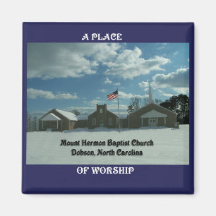 MOUNT HERMON BAPTISTISK CHURCH-MAGNET MAGNET
