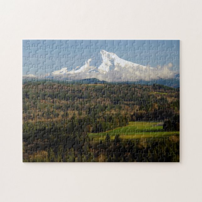 Mount Hood, Jonsrud utsiktspunkt, Sandy, Oregon Pussel (Horisontell)