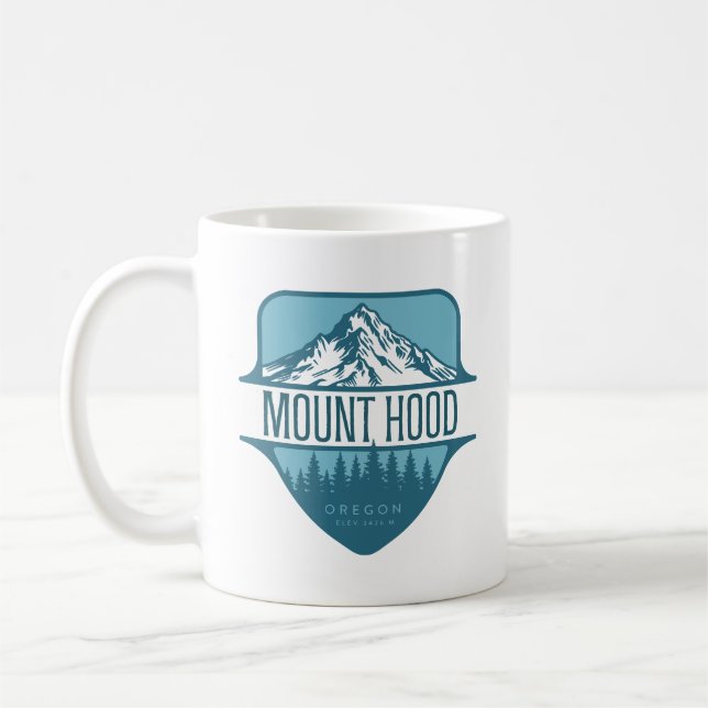 Mount Hood Oregon Bergskam design Kaffemugg (Vänster)