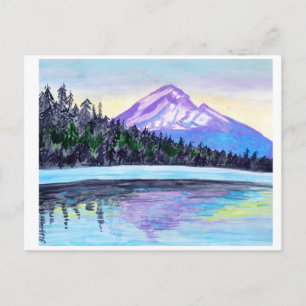 Mount Hood soluppgång vid Lost Lake Anpassad Vykort