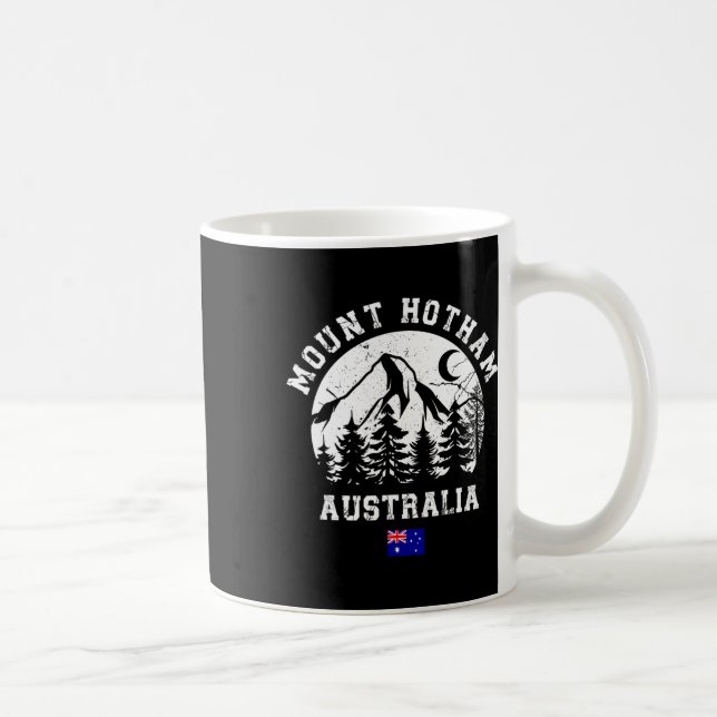Mount Hotham Victoria Alperna Australien Skidort S Kaffemugg (Höger)