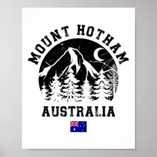 Mount Hotham Victorian Alpernas Australia Ski Reso Poster