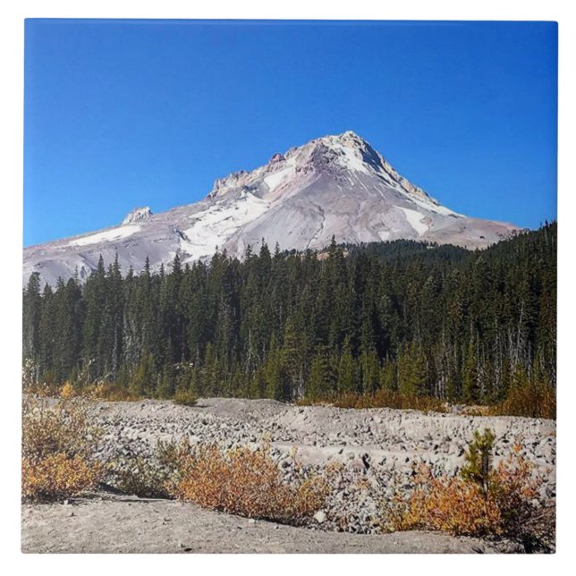 Mount Huva, Oregon Kakelplatta (Framsidan)
